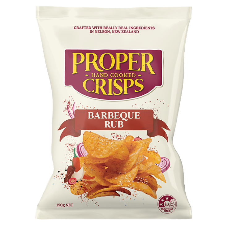 Front Image of Barbeque Crisps Product Shot BBQ