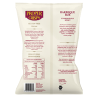 Back Image of Barbeque Crisps Product Shot BBQ