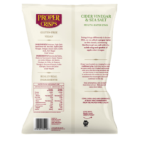 Back Image of Cider Vinegar & Sea Salt Crisps Product Shot