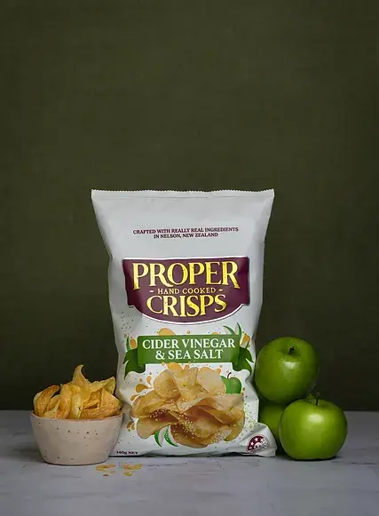 cider vinegar and sea salt lifestyle image green apple