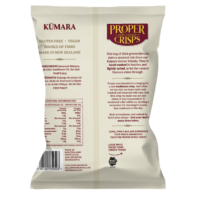 Back Image of Kūmara Crisps Product Shot