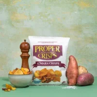 Kūmara crisps lifestyle image real kumara Kūmara salt grinder