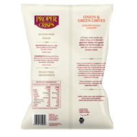 Back Image of Onion & Green Chives Crisps Product Shot