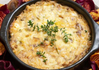 Warm Caramelised Onion and Cheese Dip