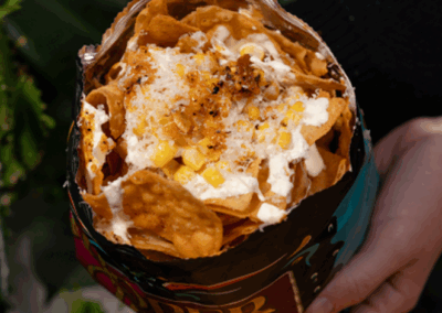 Loaded Street Nachos in a Bag